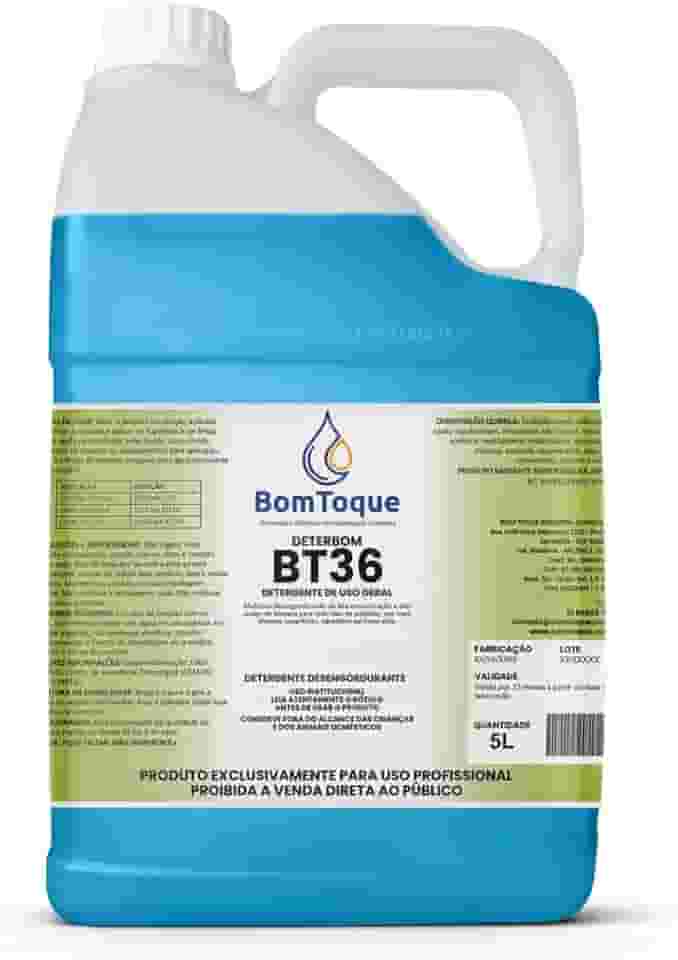 Deterbom BT36, 5L - Detergente Desengordurante Multiuso Concentrado
