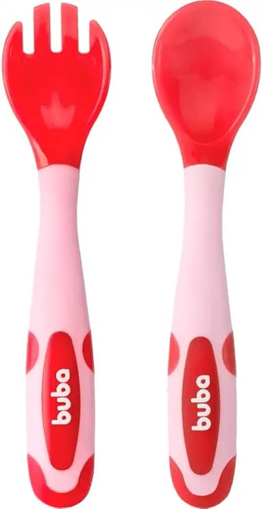 Buba Kit Talher Flexivel E Termossensivel Rosa