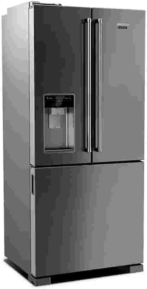 Geladeira Brastemp Gourmand Frost Free Side Inverse 3 Portas Água e Gelo na Porta 515 litros Inox - BRH86AR 220V