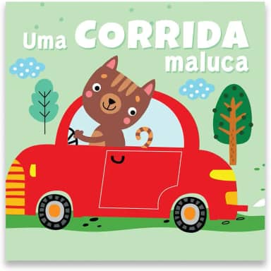 Uma corrida maluca:livro de pano