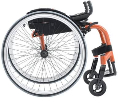 Cadeira de Rodas Monobloco Ativa modelo Star Lite - Ortobras-38x40x40cm-Grafite