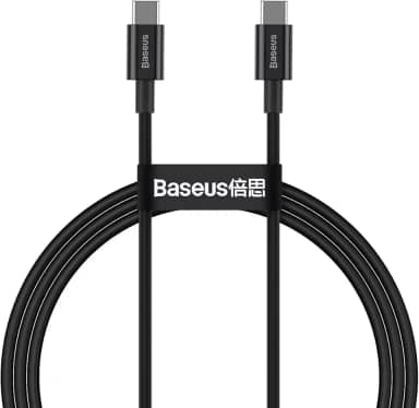 Cabo Turbo Usb-c P/ Usb-c Baseus Superior Series 100w 1m