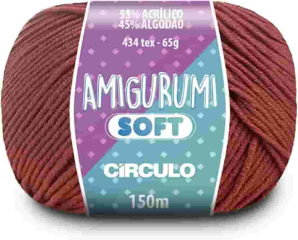 Linha Amigurumi Soft - Circulo - croche e trico (4005-Terra)