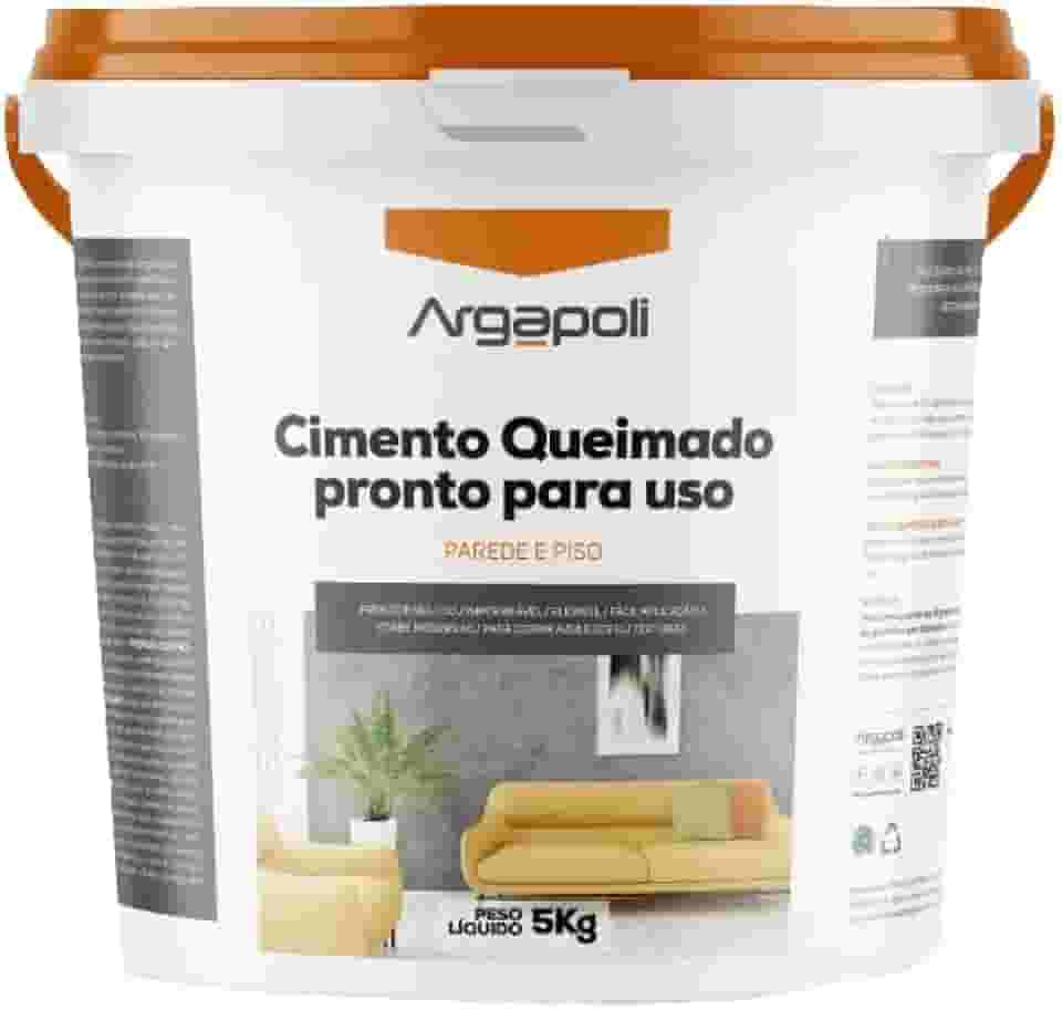 CIMENTO QUEIMADO PRONTO PARA USO 9 CORES 5KG (Cimento)