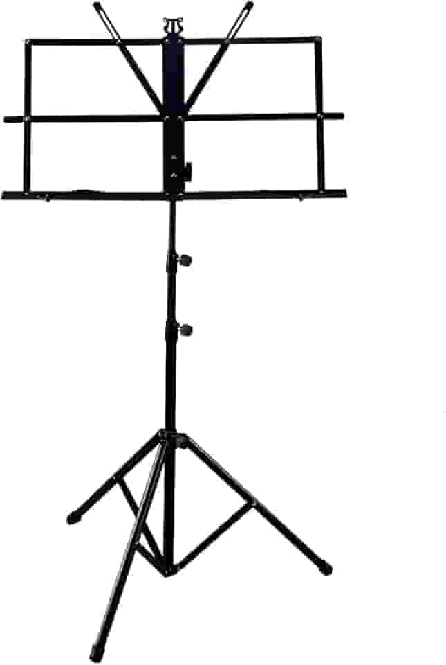 Estante Partitura P/Pastas Suporte Dobrável Tripé Com Capa