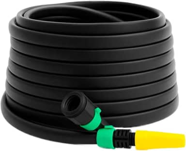 Mangueira de Jardim Anti Torção Não Dobra Reforçada 50 Metros - Não Enrola nem Dobra, Ideal para Regar Plantas, Lavar Quintais e Carros(50 Metros)