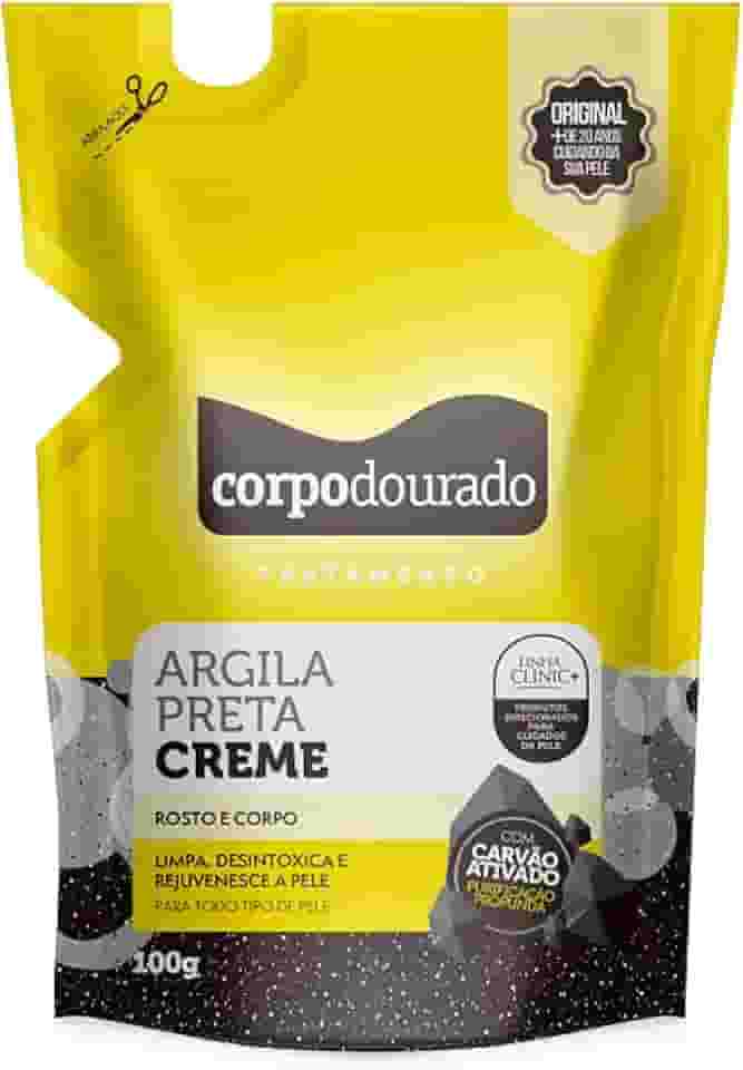 CORPO DOURADO ARGILA PRETA CREME BISN 100GR