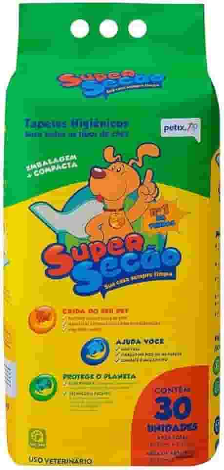 Petix Tapete Higiênico Supersecão para Cães, 30 Unidades