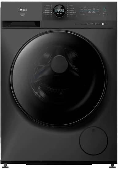 MÁQUINA DE LAVAR ROUPAS MIDEA 11KG INVERTER HEALTHGUARD WI-FI TITANIUM MF201W110WB 220V