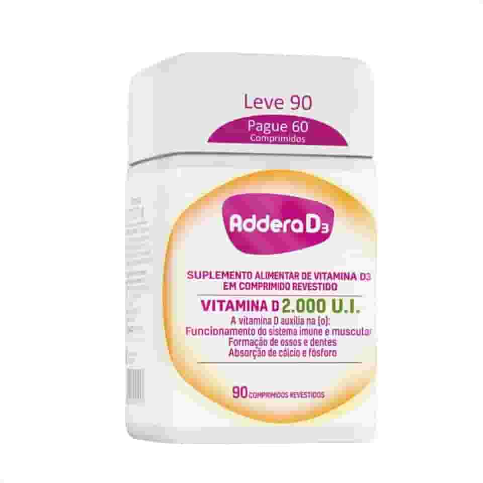 Addera 2.000UI com 90 Comprimidos Revestidos