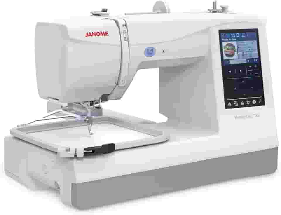 Janome Memory Craft 100E máquina de bordado apenas - bordado máximo 14 cm x 14 cm