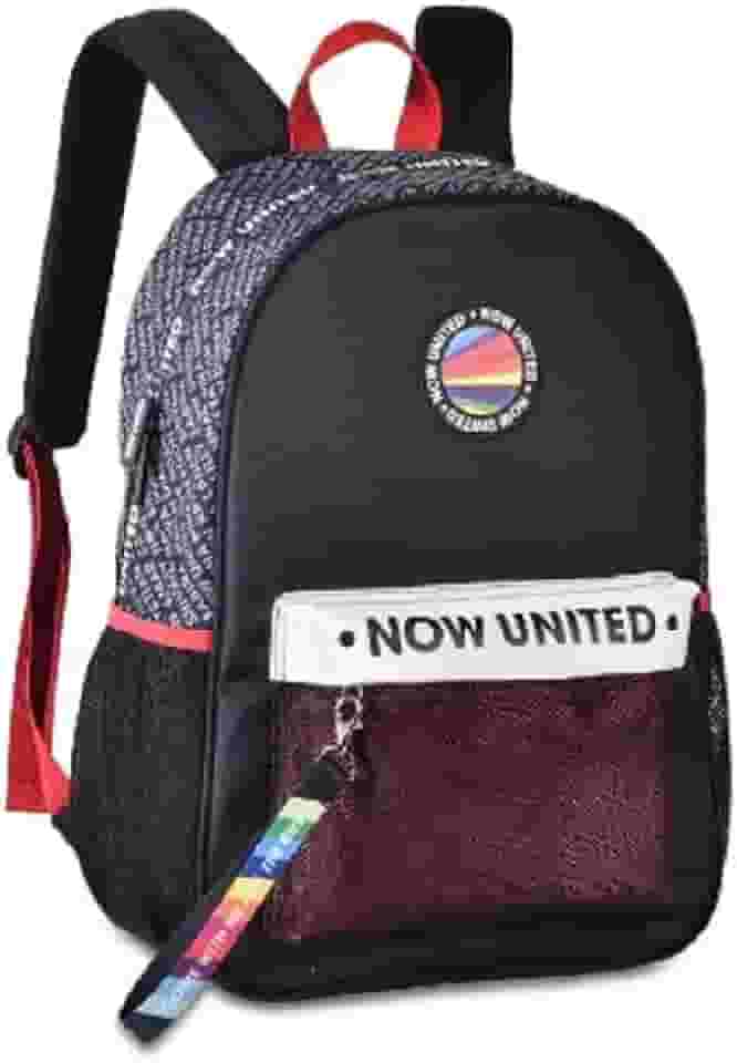 Mochila De Costa Escolar Oficial Now United Vermelha