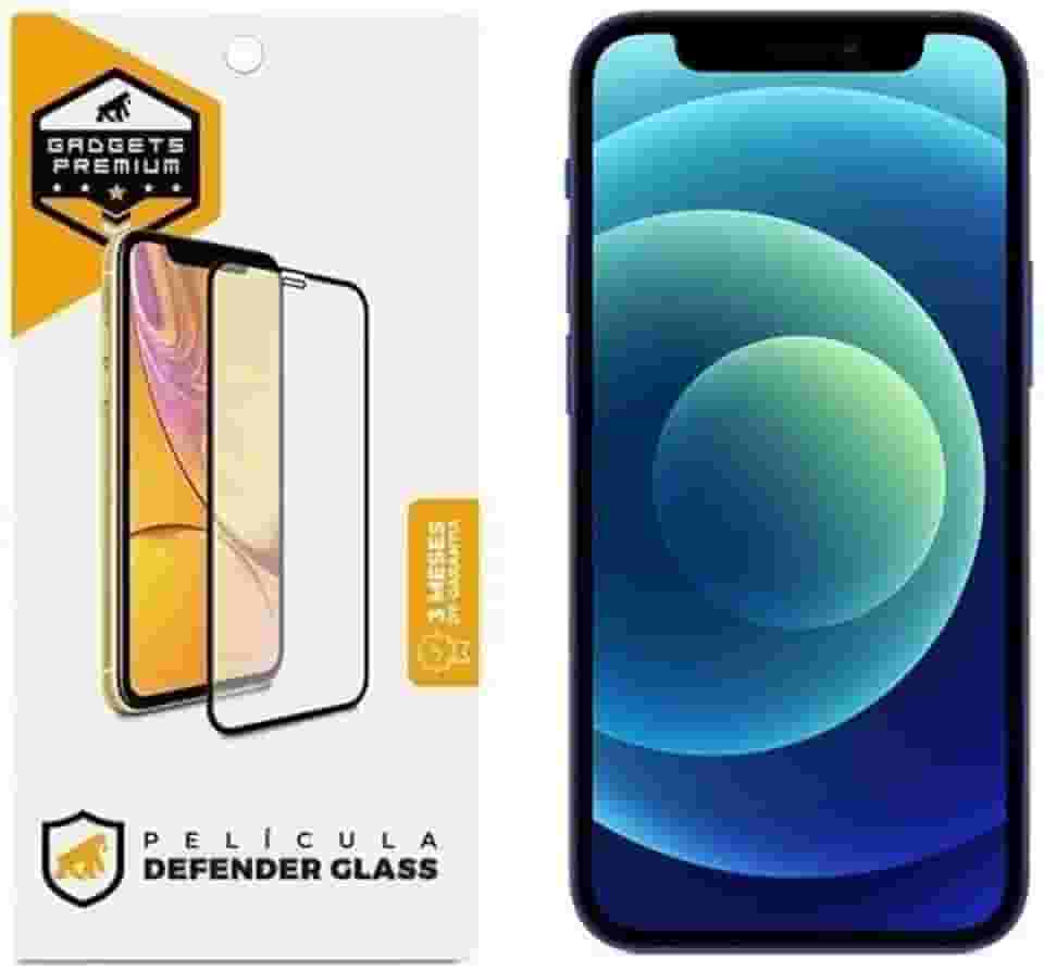 Película Defender Glass para Iphone 12 Mini - Preta - Gshield