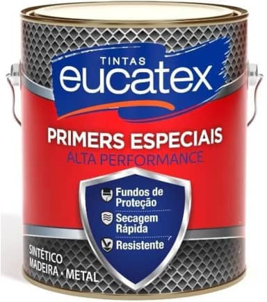 Fundo Protetor Anticorrosivo Zarcão 3,6 Litros Cinza Fosco Eucatex