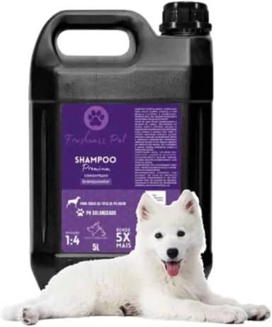Shampoo Para Cachorro Cães Clareador Matizador Pet Freshness 5l