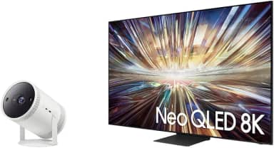 Samsung Combo AI Big TV 75' Neo QLED 8K 75QN800D 2024 + The Freestyle 2nd Gen