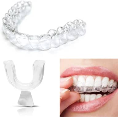 Clear Placa de Bruxismo Termo Moldável em Silicone Transparente para Adulto