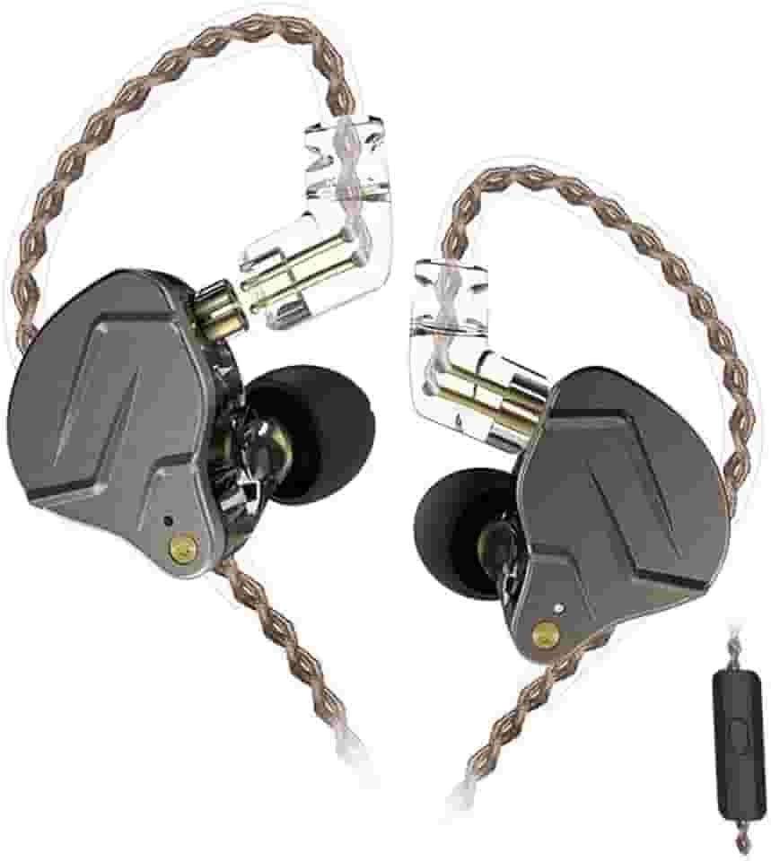 Fone de Ouvido KZ ZSN Pro com Microfone (Cinza)