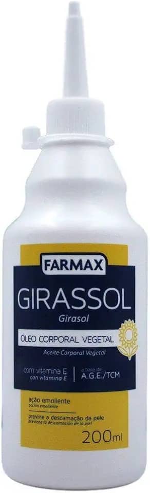 Farmax Óleo Corporal Girassol Branco 200 Ml
