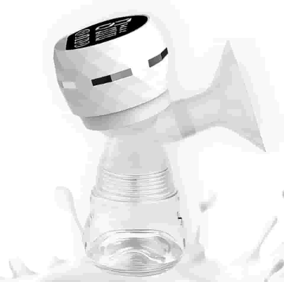 Bomba de Tirar Leite Elétrica, Portátil e Silenciosa – Extrator de Leite Materno Confortável, Compacta e Discreta com Massageador de Mama, Tela LED, 2 Modos e 9 Níveis de Sucção