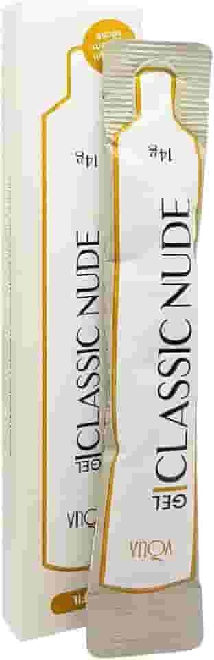 Gel Vòlia Refil Classic Nude unhas de gel sachê 14gr