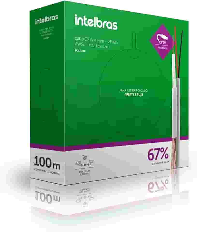 Cabo Coaxial CFTV FC67CBR Branco Intelbras