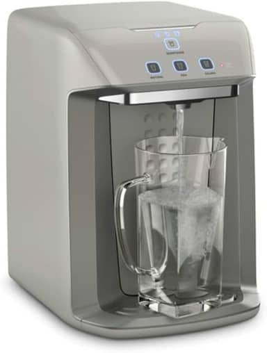Purificador de Água Gelada Fria e Natural Elétrico Compacto Eletronico placa Electrolux Alerta troca de Filtro refil 12 meses ou 3000l Painel Touch Bivolt Prata PA26G