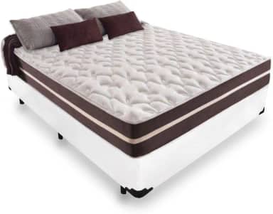 Cama Box Casal + Colchão De Molas - Anjos - Classic Superlastic 138cm