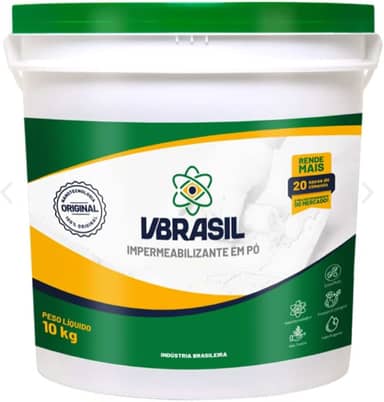 Impermeabilizante Aditivo para Cimento e Argamassa VBrasil 10KG