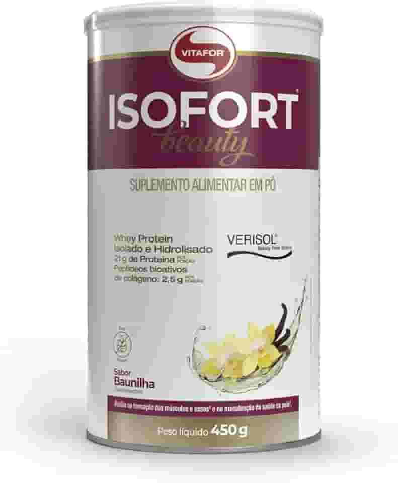 Vitafor - Whey Isofort Beauty - 450g - Baunilha