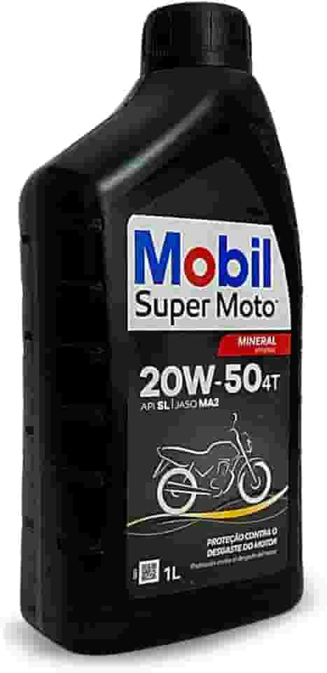 Oleo de Moto Mobil Super Moto 20w50 Mineral 4t 1lt