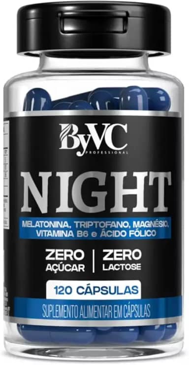 ByVC Night Melatonina + Triptofano 120 cápsulas