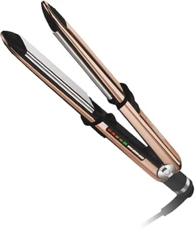 Chapinha/ Prancha de Cabelo Optima 3000 Rose Gold Alisa faz Cachos 465 °F (240 °C) Babyliss PRO (220)