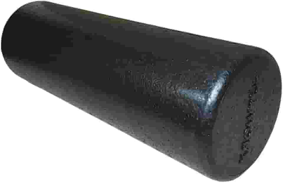 Rolo de Massagem Foam Roller Liberação Miofascial 45cm Para Exercícios Pilates Yoga Crossfit (Preto)