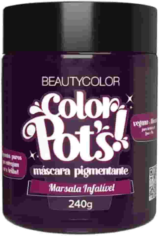 Máscara Pigmentante Color Pot’s - Marsala InfalÍvel