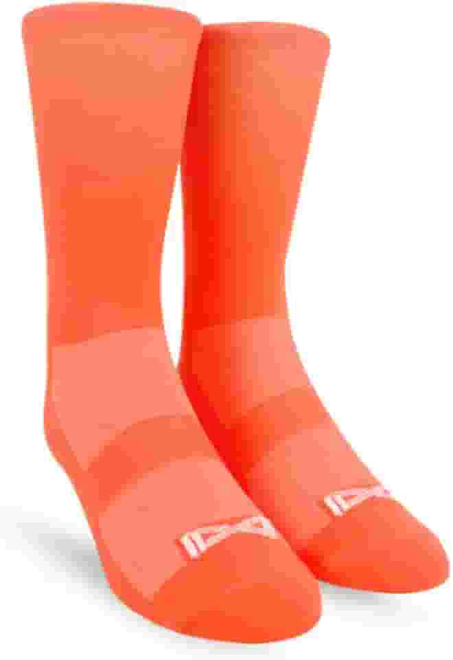 Meia Performance Poliamida Anti-suor Anti-bolha Corrida Bike Ciclismo Pedal Triathlon Treino Academia Unissex Cano Médio