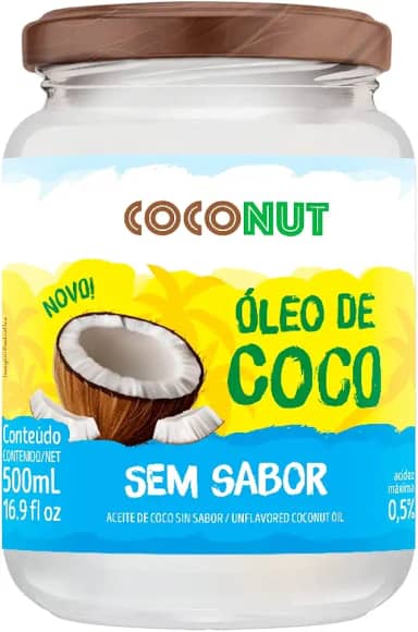 CocoNut Óleo De Coco Sem Sabor 500Ml