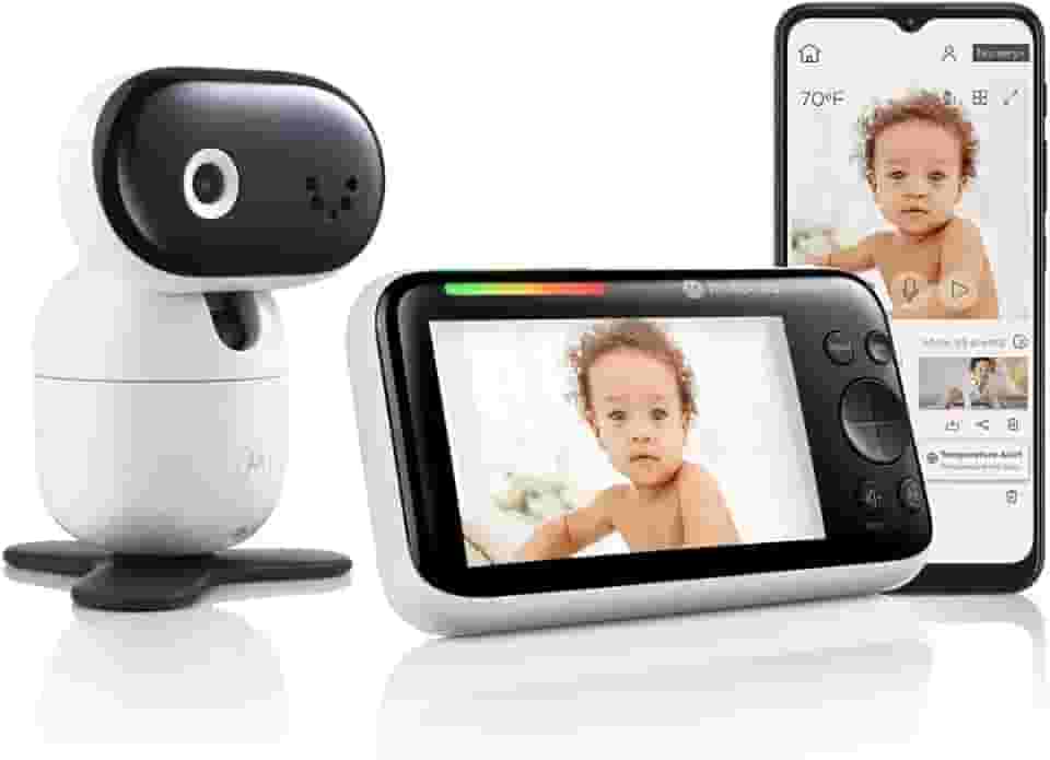 Babá Eletrônica Motorola HD Monitor 5' C/Zoom Wi-Fi PIP1510