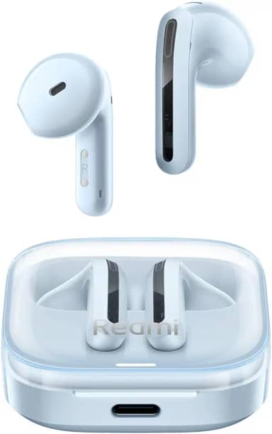 Xiaomi Redmi Buds 6 Active, Fones de Ouvido Sem Fio, Versão Global (Azul)