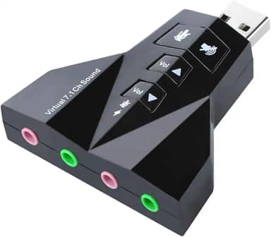 Placa De Som Usb 7.1 Canais Exbom Usom-20