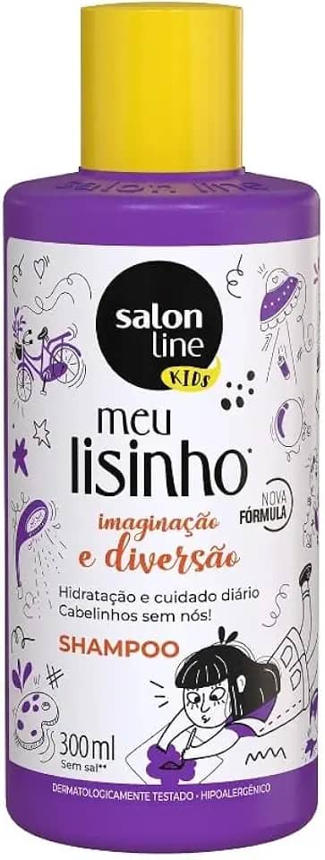 Salon Line, Shampoo, Meu Lisinho Kids, Imaginação e Diversão, Vegano - Cabelos Lisos, 300 ml