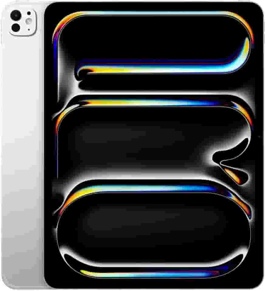 Apple 2024 iPad Pro de 13 polegadas (Wi-Fi + Cellular, 1 TB, Vidro nano-texture) - Prateado (M4)