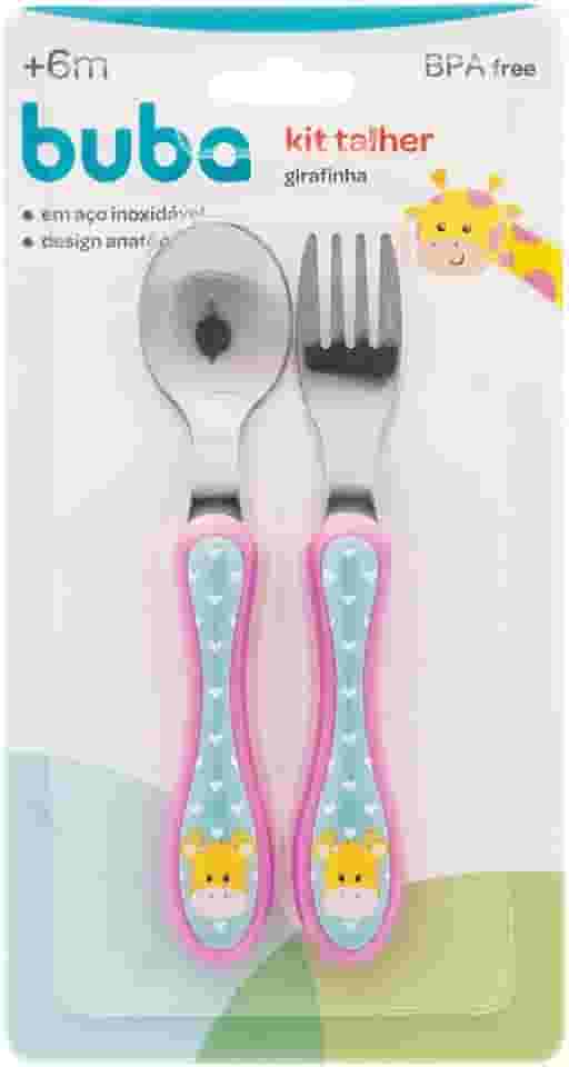 BUBA Kit Talher Girafinha, Colorido