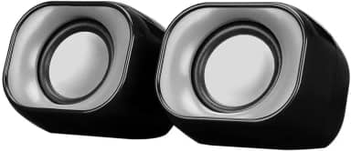 HP Caixa de Som DHS-2111 Preta Conexão USB com entrada de áudio de 3.5mm 2B286AA