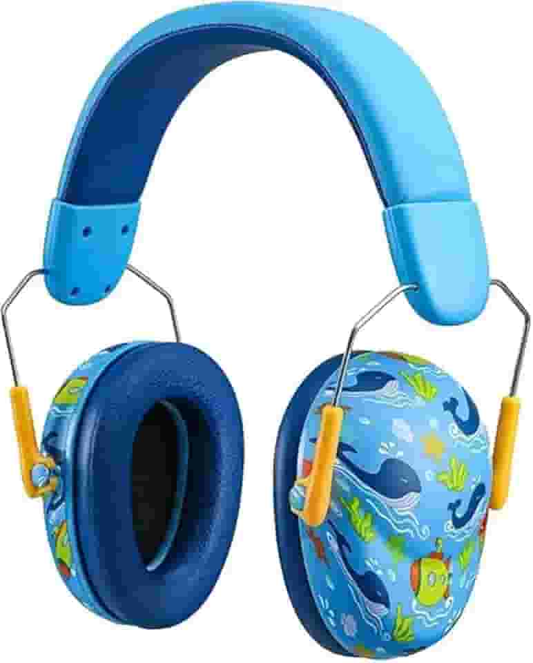 Fone Abafador de Ruído para Crianças com Hipersensibilidade e Autismo Proteção de Ouvido Infantil Tipo Concha Cancelamento de Ruído para Estudo