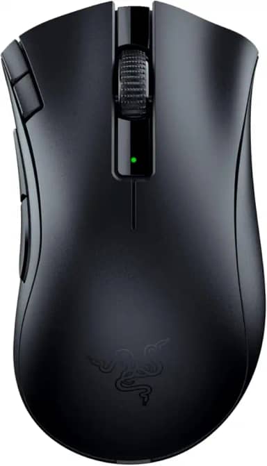 Razer DeathAdder V2 X Hyperspeed Rato Gaming sem fios, ergonómico para PC/Mac (interruptores mecânicos, tecnologia Hyperspeed Wireless, sensor ótico) preto