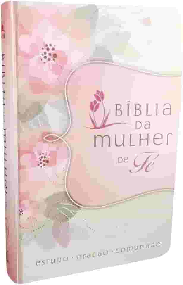 Bíblia da Mulher de Fé, NVI, Couro Soft, Flores
