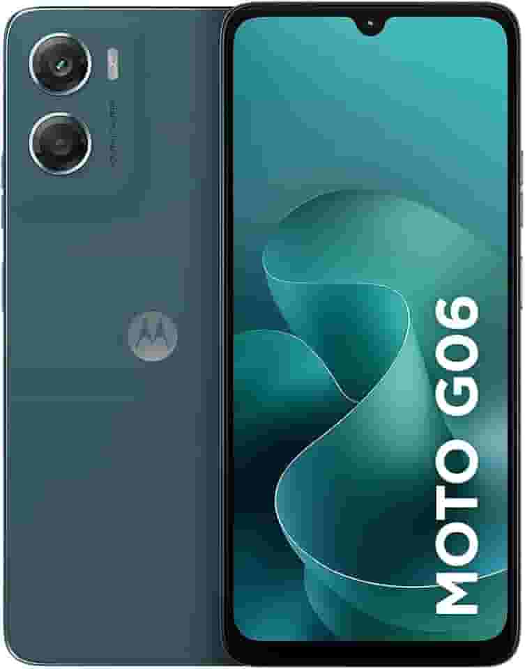 Smartphone Motorola Moto g06-128GB 12GB (4GB RAM + 8GB Ram Boost) e Camera 50MP com AI Bateria de 5200 mAh Tela 6.9' - Azul Marinho