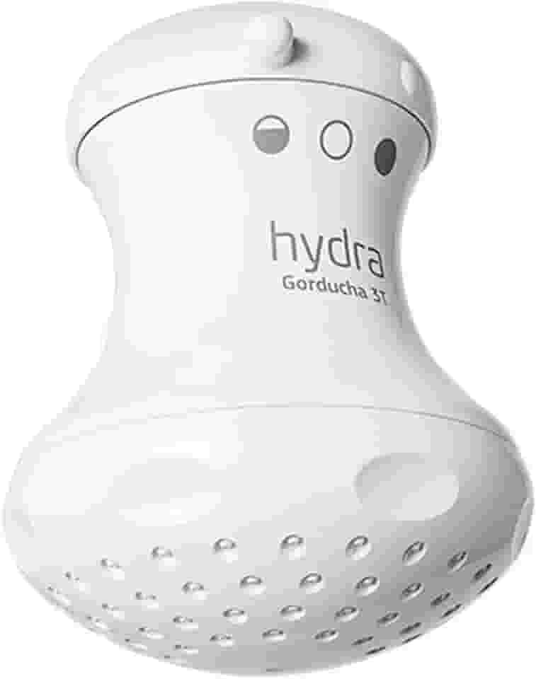 Hydra Chuveiro Elétrico Branco Gorducha 3T, 5400W 220V