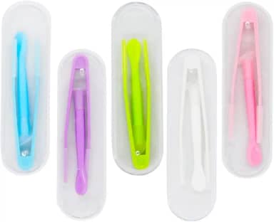 MorTime Kit de Ferramentas Portátil para Lentes de Contato com 5 Peças (Inseridor/Removidor + Pinça com Ponta Macia)